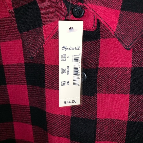 Madewell Flannel Courier Shirt - Picture 8 of 8